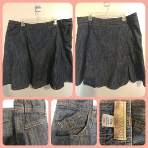 EUC KHAKIS WOMAN DENIM SKIRT SIZE 18W